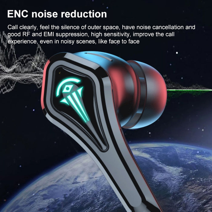 Auricular inalámbrico Bluetooth TWS-A10 con compartimento de carga