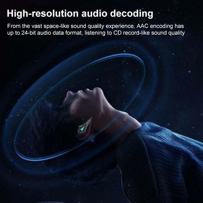 Auricular inalámbrico Bluetooth TWS-A10 con compartimento de carga