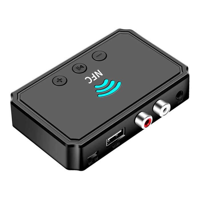 T36 NFC Bluetooth 5.0 Receptor Transmisor Auriculares Reproductor de audio para automóvil