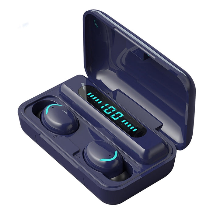 F9-5C Macaron Series Luz de respiración de cuatro barras + Auricular Bluetooth con reducción de ruido con pantalla digital