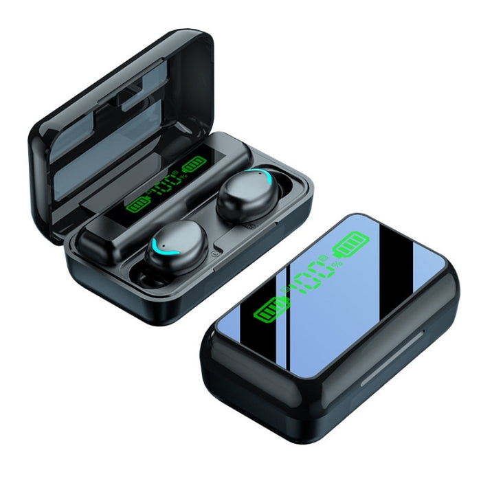 R11 Espejo Luz LED + Pantalla digital Reducción de ruido Auricular Bluetooth