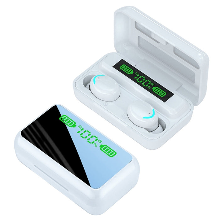 R11 Espejo Luz LED + Pantalla digital Reducción de ruido Auricular Bluetooth