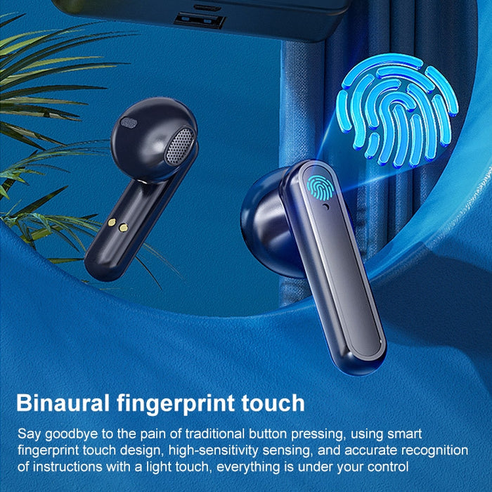 Auricular Bluetooth inalámbrico V9 Mirror Noodle con compartimento de carga