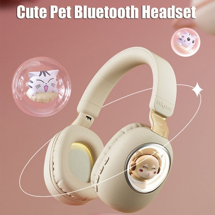 B4 RGB Auriculares estéreo de dibujos animados Auriculares inalámbricos Bluetooth, Black