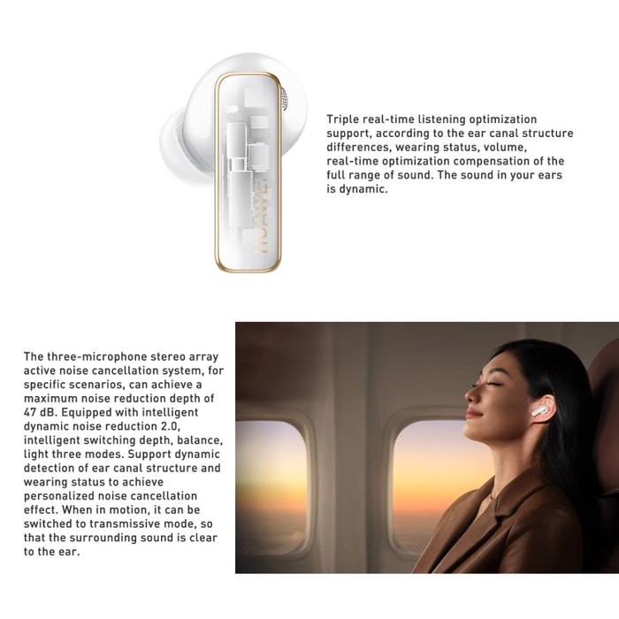 HUAWEI FreeBuds Pro 2 + TWS Auricular inalámbrico con percepción extrasensorial compatible con monitoreo de frecuencia cardíaca y temperatura corporal