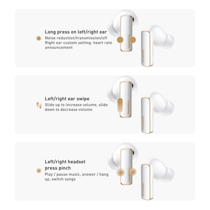 HUAWEI FreeBuds Pro 2 + TWS Auricular inalámbrico con percepción extrasensorial compatible con monitoreo de frecuencia cardíaca y temperatura corporal