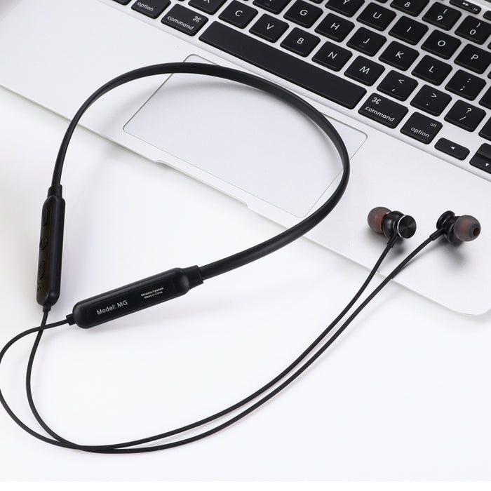 Auricular Bluetooth inalámbrico deportivo MG-G24 Bluetooth 4.2, tarjeta de soporte