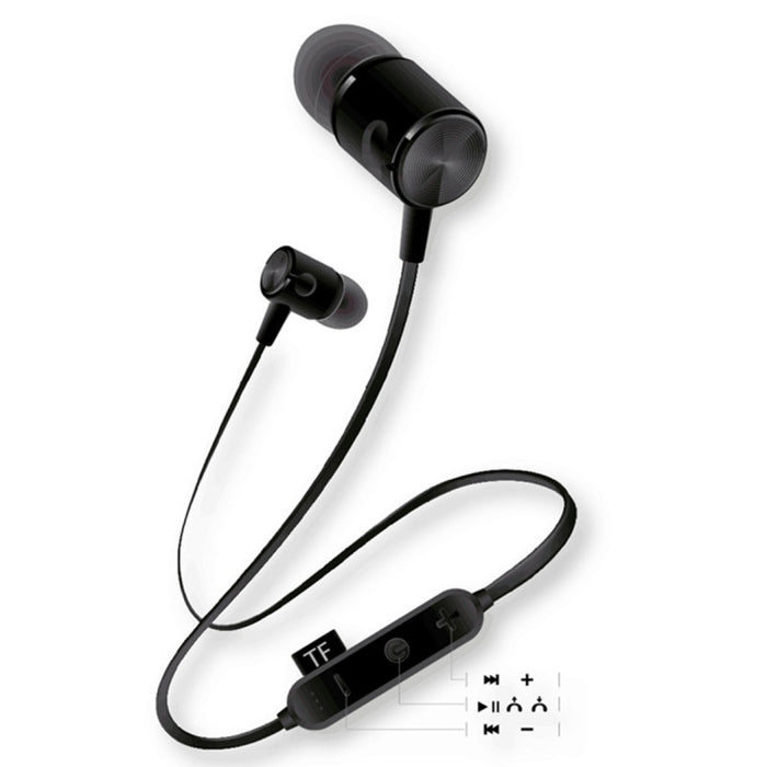 Auricular Bluetooth inalámbrico deportivo MG-G20 Bluetooth 4.2, tarjeta de soporte