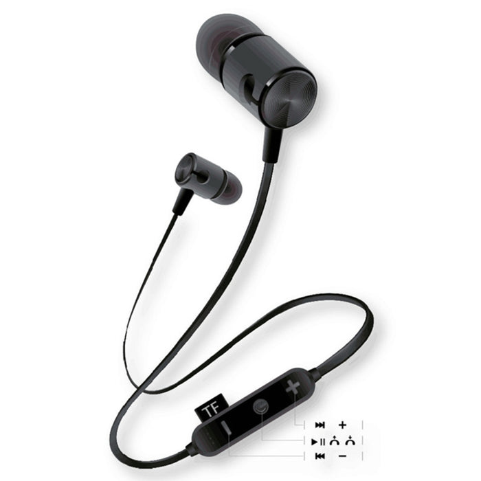 Auricular Bluetooth inalámbrico deportivo MG-G20 Bluetooth 4.2, tarjeta de soporte