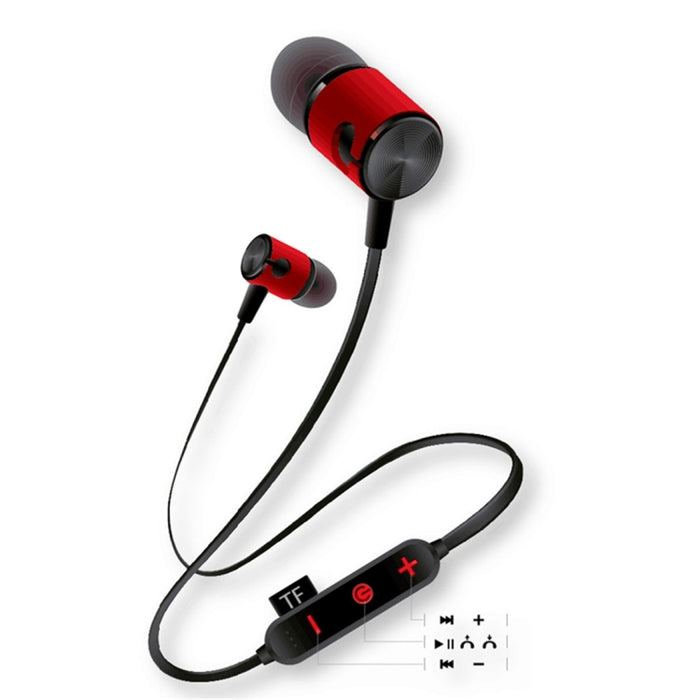 Auricular Bluetooth inalámbrico deportivo MG-G20 Bluetooth 4.2, tarjeta de soporte
