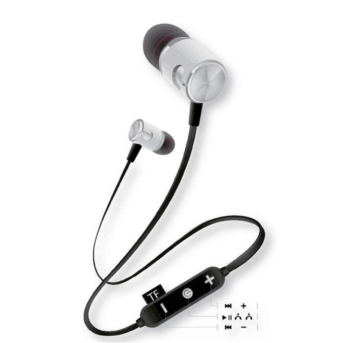 Auricular Bluetooth inalámbrico deportivo MG-G20 Bluetooth 4.2, tarjeta de soporte