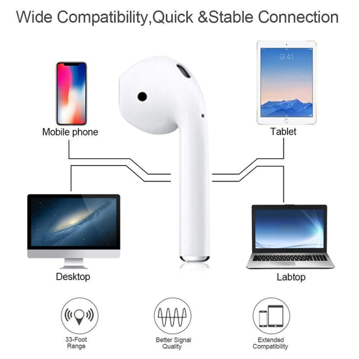 Lanpice XY-PODS10 TWS Auriculares Bluetooth 5.0 Soporte completamente táctil Cubierta abierta Popup Auriculares Bluetooth Soporte Función de carga inalámbrica