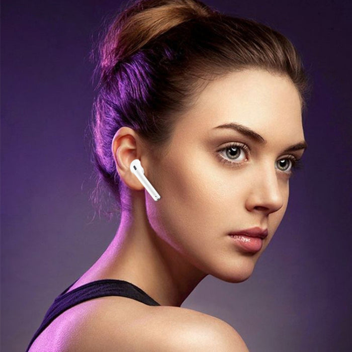 Lanpice XY-PODS10 TWS Auriculares Bluetooth 5.0 Soporte completamente táctil Cubierta abierta Popup Auriculares Bluetooth Soporte Función de carga inalámbrica