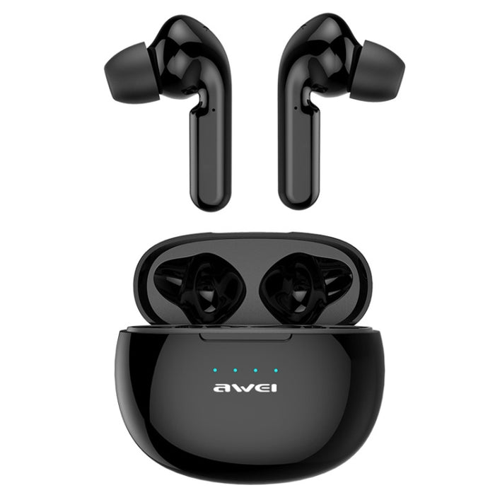 awei T15 TWS Bluetooth V5.0 Ture Auriculares deportivos inalámbricos con estuche de carga