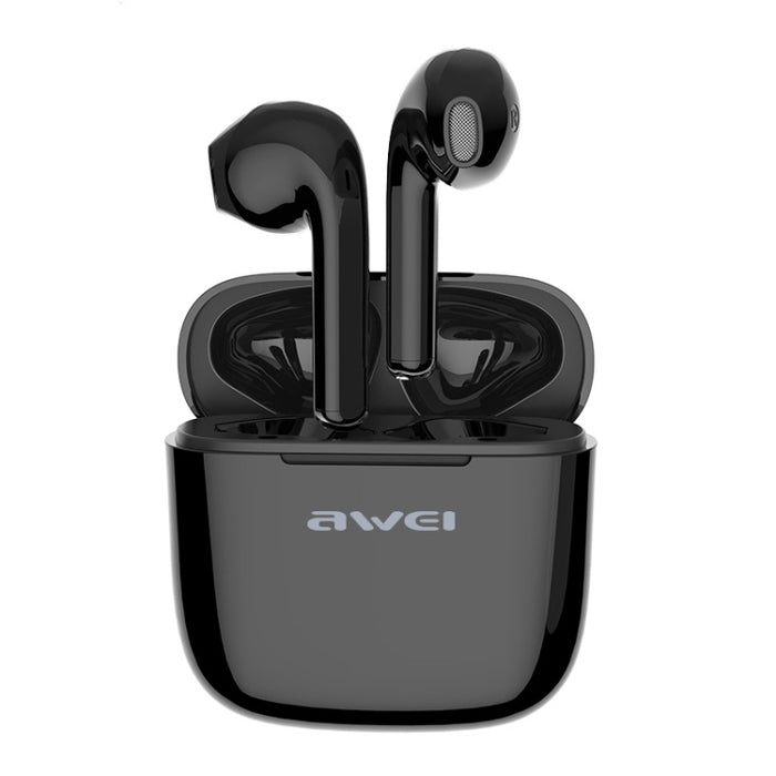 awei T26 TWS Bluetooth V5.0 Ture Auriculares deportivos inalámbricos con estuche de carga