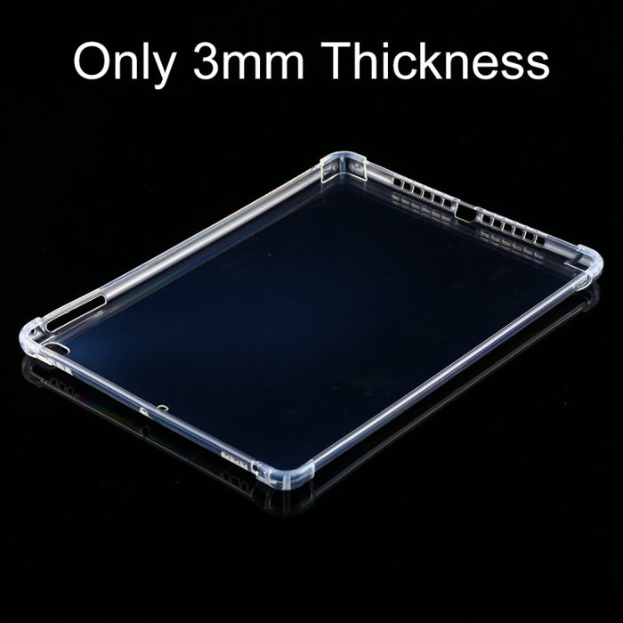 Para iPad Air / Air 2 Funda protectora transparente a prueba de golpes con cuatro esquinas de 3 mm