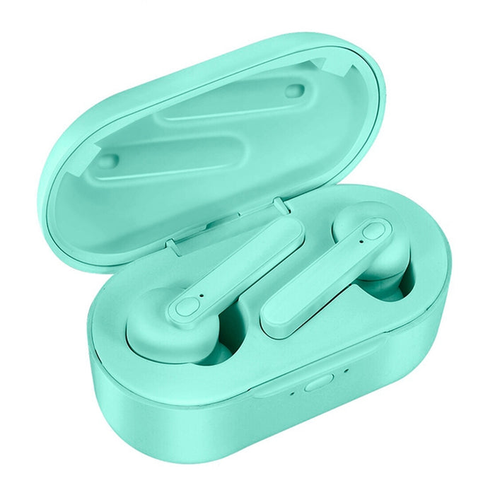 DT-5 IPX impermeable Bluetooth 5,0 auricular inalámbrico Bluetooth con caja de carga magnética, llamada de soporte y función de banco de energía