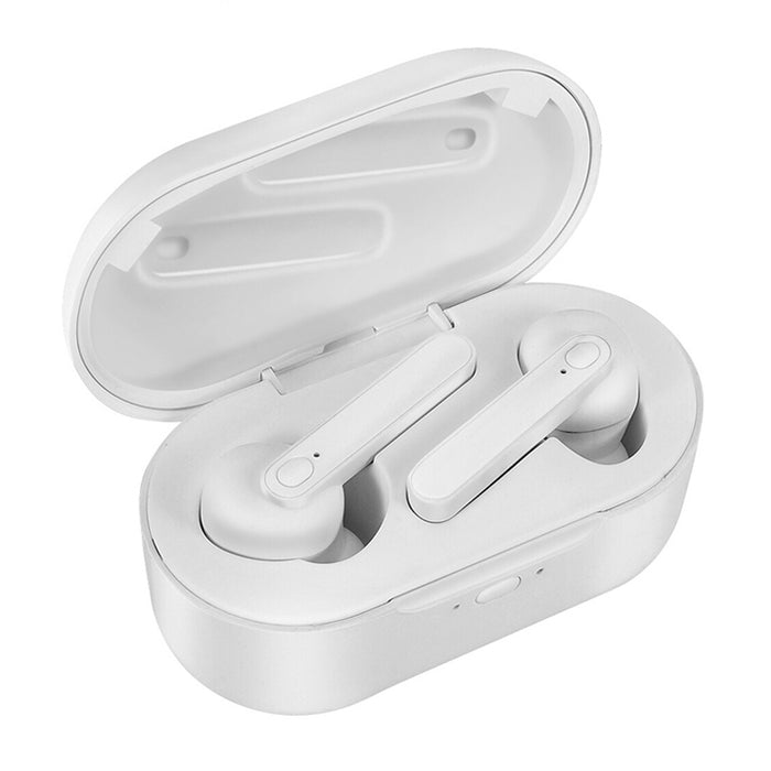 DT-5 IPX impermeable Bluetooth 5,0 auricular inalámbrico Bluetooth con caja de carga magnética, llamada de soporte y función de banco de energía