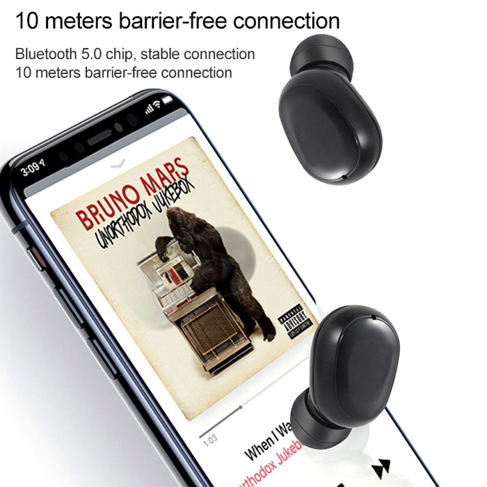 Los auriculares Bluetooth inalámbricos de dos orejas DT-14 admiten carga magnética inteligente y táctil y encendido y emparejamiento automático