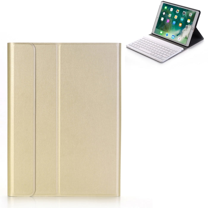 A09 Bluetooth 3.0 Funda de cuero para tableta con teclado Bluetooth desmontable ABS ultrafino para iPad Air / Pro de 10,5 pulgadas (2019), con soporte