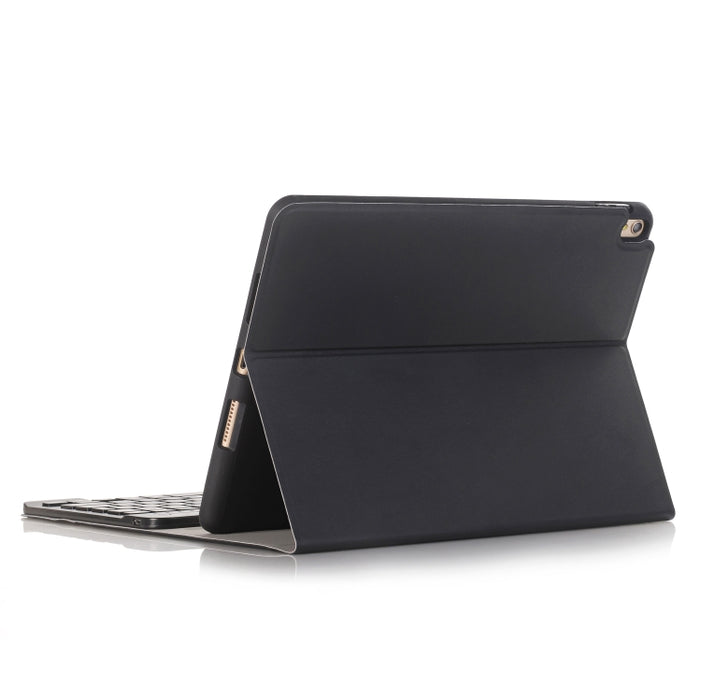 A09B Bluetooth 3.0 Funda de cuero para tableta con teclado Bluetooth desmontable ABS ultrafino para iPad Air / Pro de 10,5 pulgadas (2019), con ranura para bolígrafo y soporte