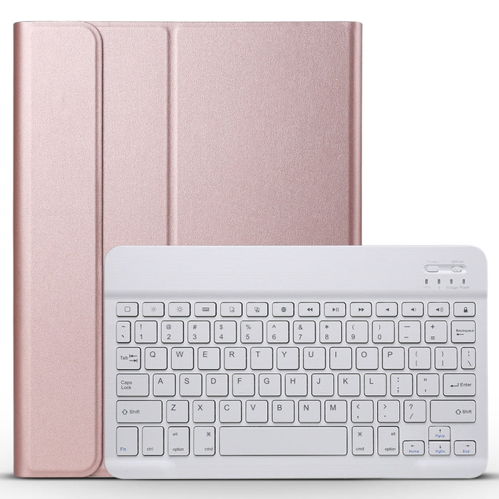 A11 Bluetooth 3.0 Funda ultrafina de cuero para tableta con teclado Bluetooth desmontable ABS para iPad Pro de 11 pulgadas (2018), con soporte