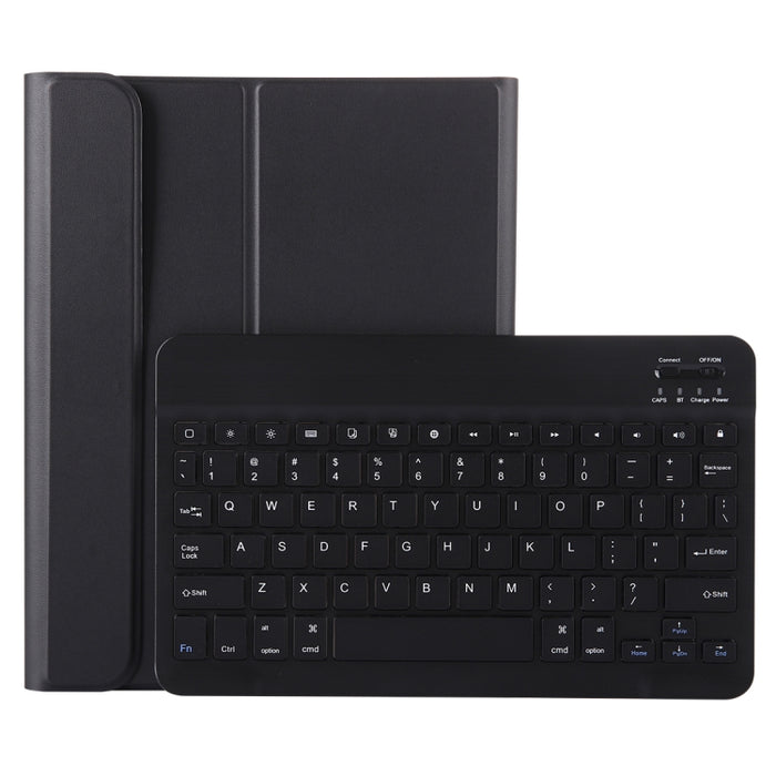 A11B Funda de cuero para tableta con teclado Bluetooth desmontable ABS ultrafino Bluetooth 3.0 para iPad Pro de 11 pulgadas (2018), con ranura para bolígrafo y soporte