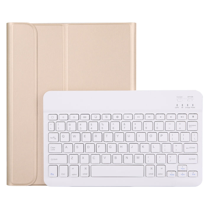 A11B Funda de cuero para tableta con teclado Bluetooth desmontable ABS ultrafino Bluetooth 3.0 para iPad Pro de 11 pulgadas (2018), con ranura para bolígrafo y soporte