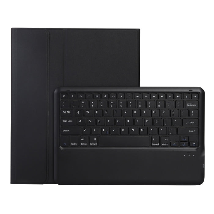 A12B Funda de cuero para tableta con teclado Bluetooth desmontable ultrafino Bluetooth 3.0 para iPad Pro de 12,9 pulgadas (2018), con ranura para bolígrafo y soporte