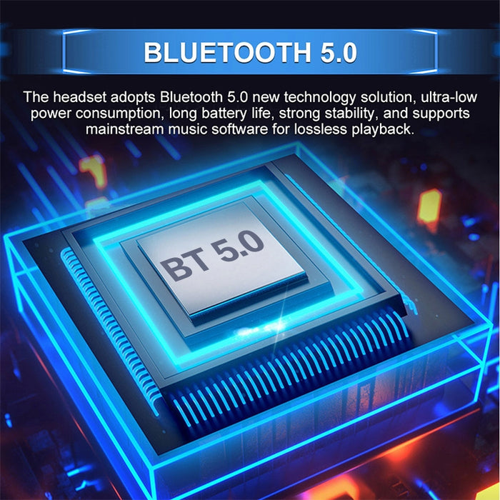 F9 TWS V5.0 Auriculares Bluetooth inalámbricos binaurales con control táctil con estuche de carga y pantalla digital