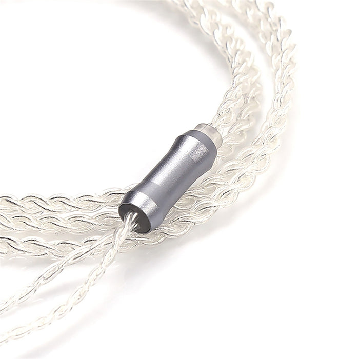 Cable de actualización chapado en plata TRN, Cable de auriculares con conexión A2DC para auriculares TRN V10 V20