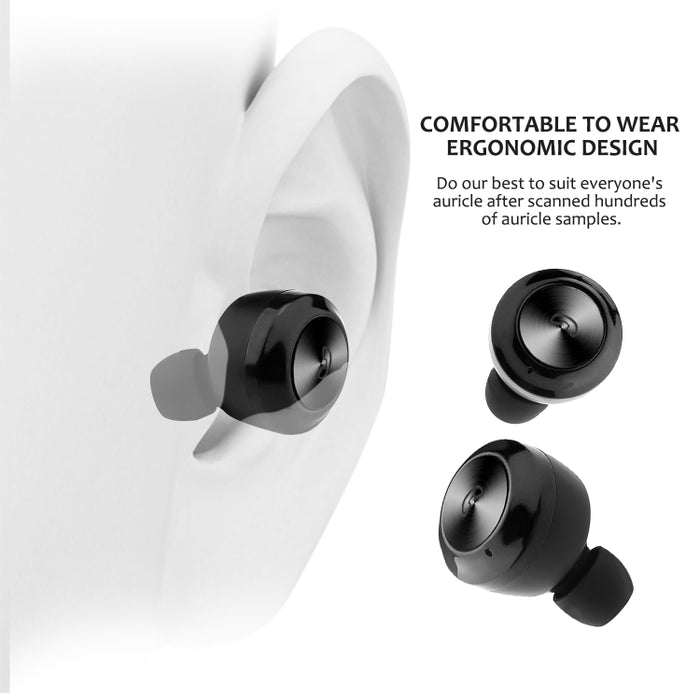 BTH-A6 Auricular inalámbrico Bluetooth 5.0 con caja de carga magnética