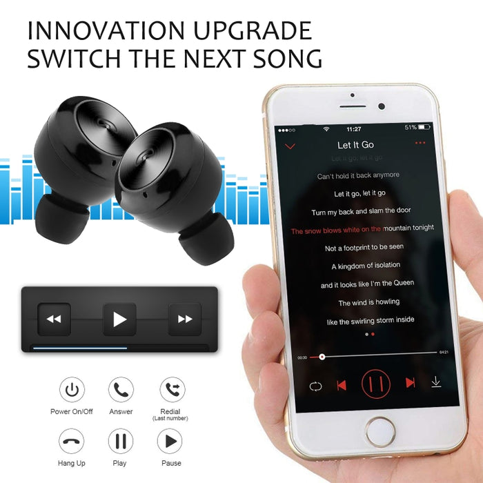 BTH-A6 Auricular inalámbrico Bluetooth 5.0 con caja de carga magnética