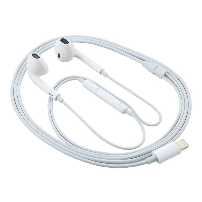 Auricular con cable con enchufe de 8 pines, llamadas de soporte y música, longitud del cable: 1,2 m