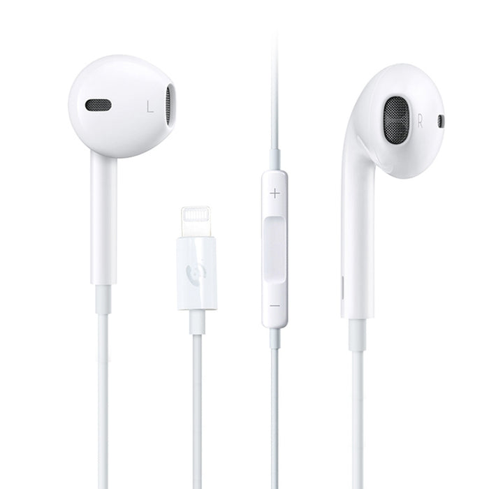 Auricular con cable con enchufe de 8 pines, llamadas de soporte y música, longitud del cable: 1,2 m