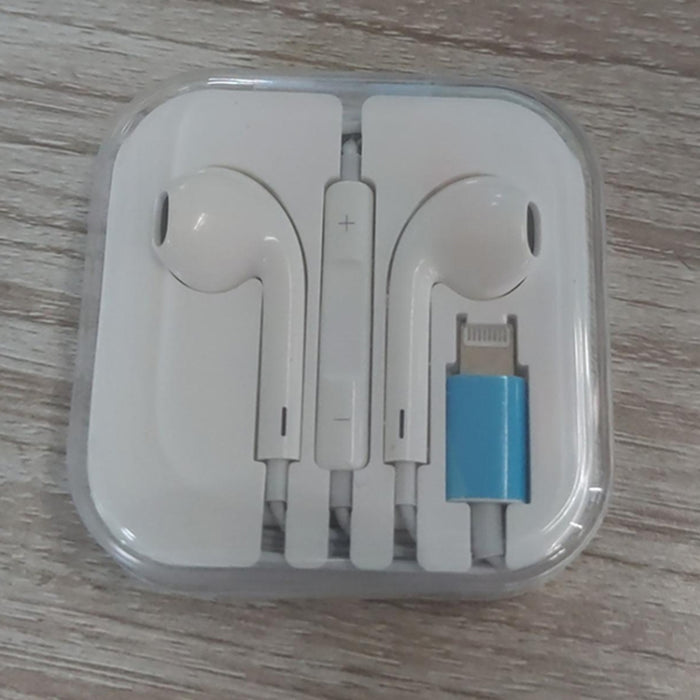 Auricular con cable con enchufe de 8 pines, llamadas de soporte y música, longitud del cable: 1,2 m