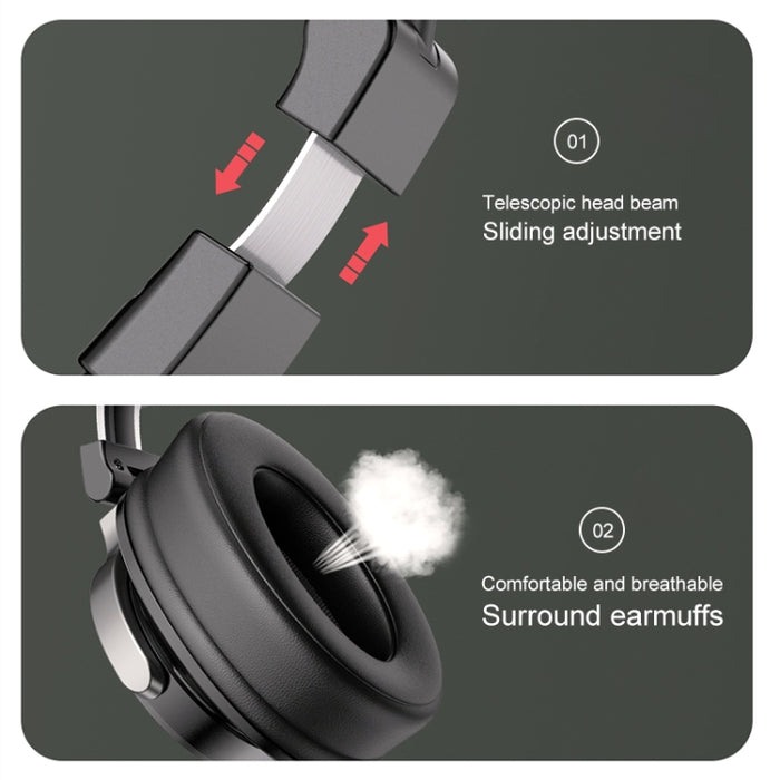 Awei A710BL Auriculares inalámbricos Bluetooth con cancelación de ruido ANC plegables