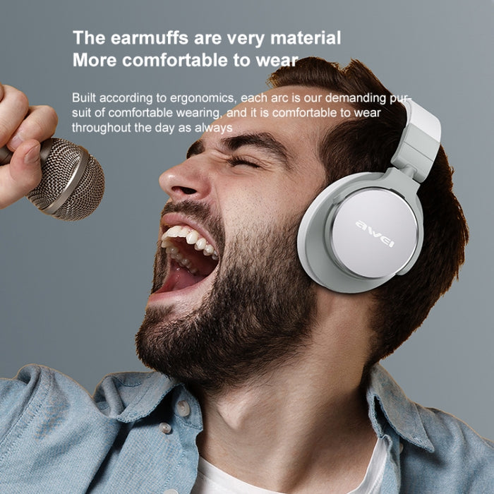 Awei A710BL Auriculares inalámbricos Bluetooth con cancelación de ruido ANC plegables