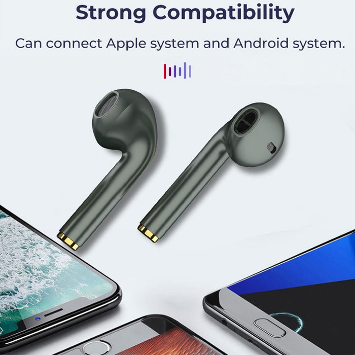 J18 Bluetooth 5.0 TWS Auricular Bluetooth binaural inalámbrico con caja de carga