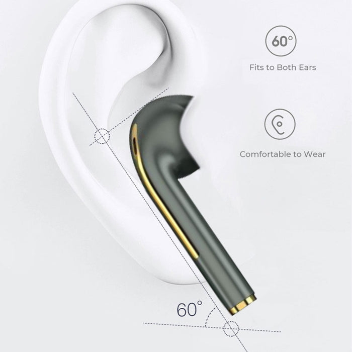 J18 Bluetooth 5.0 TWS Auricular Bluetooth binaural inalámbrico con caja de carga