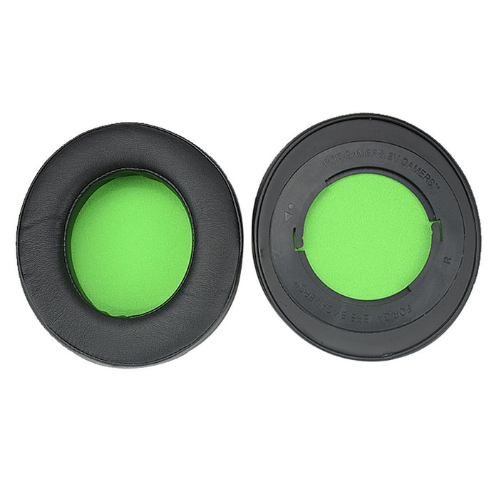Almohadillas de repuesto para auriculares Razer Kraken 7,1 V2 Pro, cubierta de red verde, orejeras, 2 uds.
