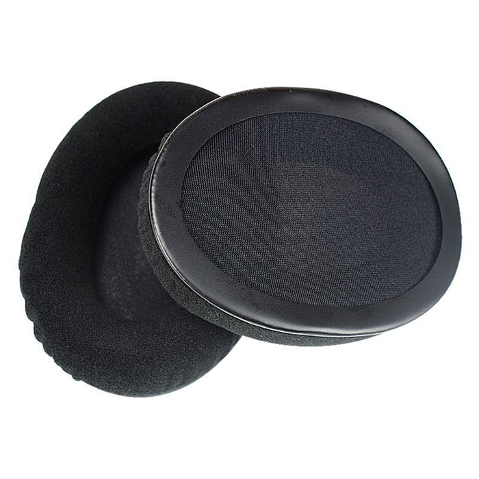 Almohadillas de repuesto para auriculares Kingston KHX-HSCP/HyperX Cloud II, cubierta de esponja de red negra de franela, orejeras, 2 uds.