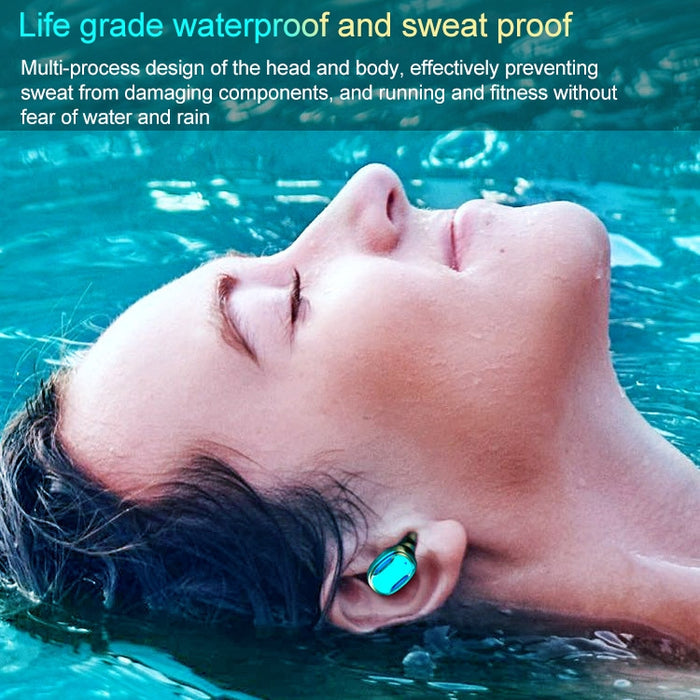Auricular Bluetooth A22 versión en inglés con pantalla Digital extraíble y caja de carga magnética, soporte de luz táctil y banco de energía