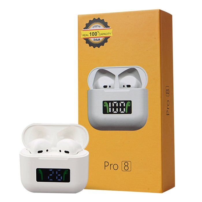 Pro 8 Mini auricular inalámbrico Bluetooth con pantalla digital táctil TWS