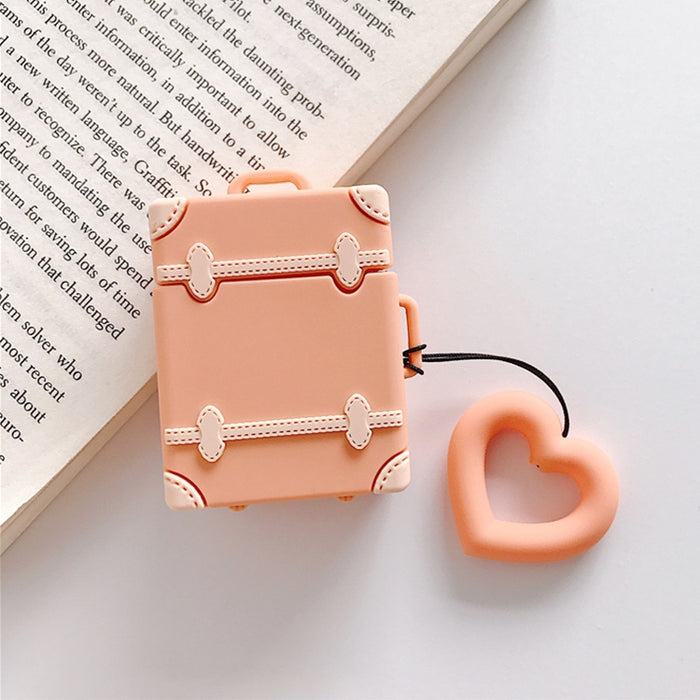 Auriculares inalámbricos Funda protectora de silicona color caramelo a prueba de golpes para Apple AirPods 1/2