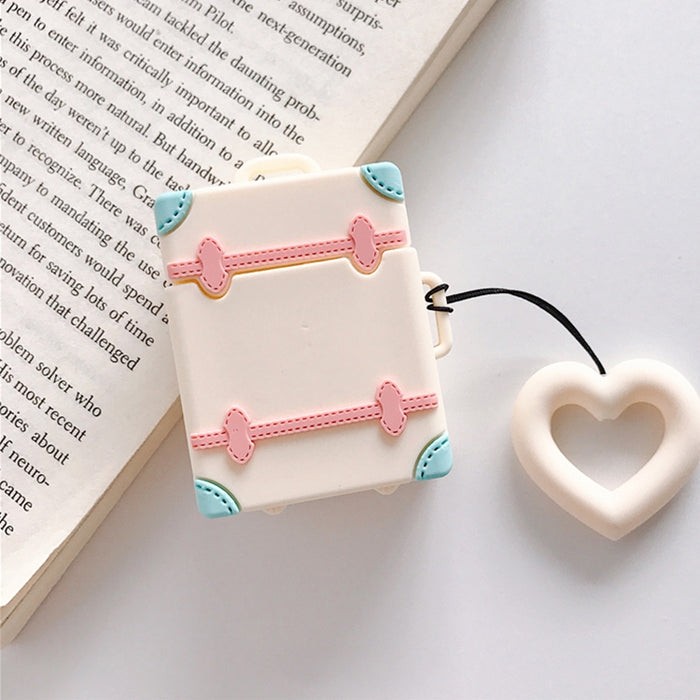 Auriculares inalámbricos Funda protectora de silicona color caramelo a prueba de golpes para Apple AirPods 1/2