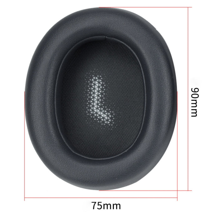 Para auriculares JBL Everest Elite 750NC cuero de imitación + orejeras protectoras suaves de espuma para auriculares, un par