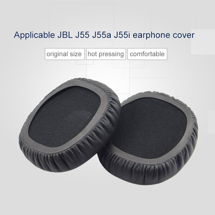 2 uds para auriculares JBL J55/J55a/J55i cuero de imitación + funda protectora suave de espuma para auriculares orejeras