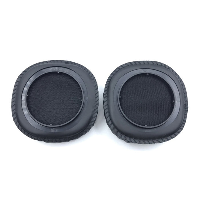 1 par de orejeras suaves de piel sintética + espuma viscoelástica para auriculares Marshall MID ANC, con hebilla de placa de goma