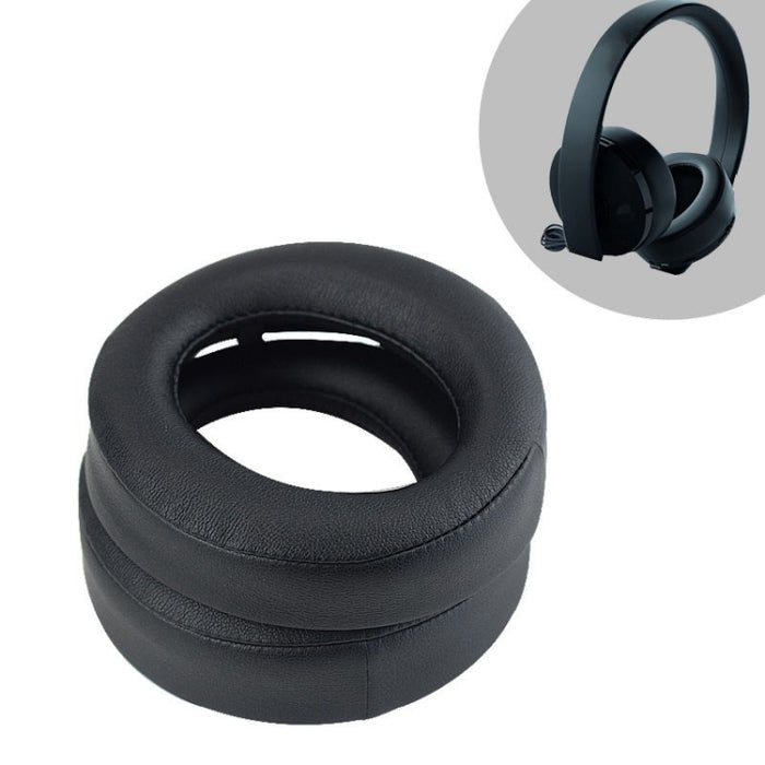 Para Sony CUHYA-0080 PlayStation 7.1 CUHYA-0080 2018 Gold Auriculares inalámbricos de cuarta generación Funda de cojín Orejeras Almohadillas de repuesto sin malla